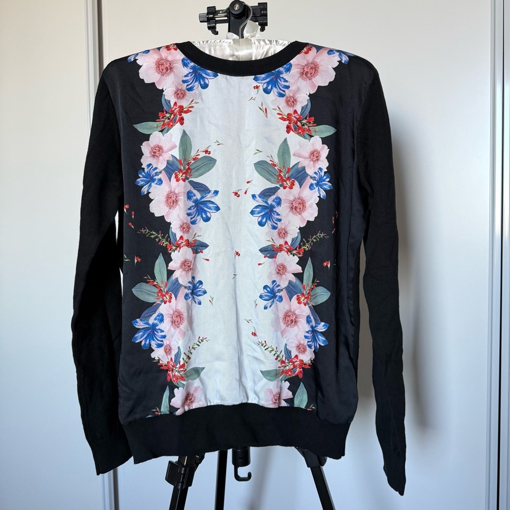 Ted Baker London silk front Sweater